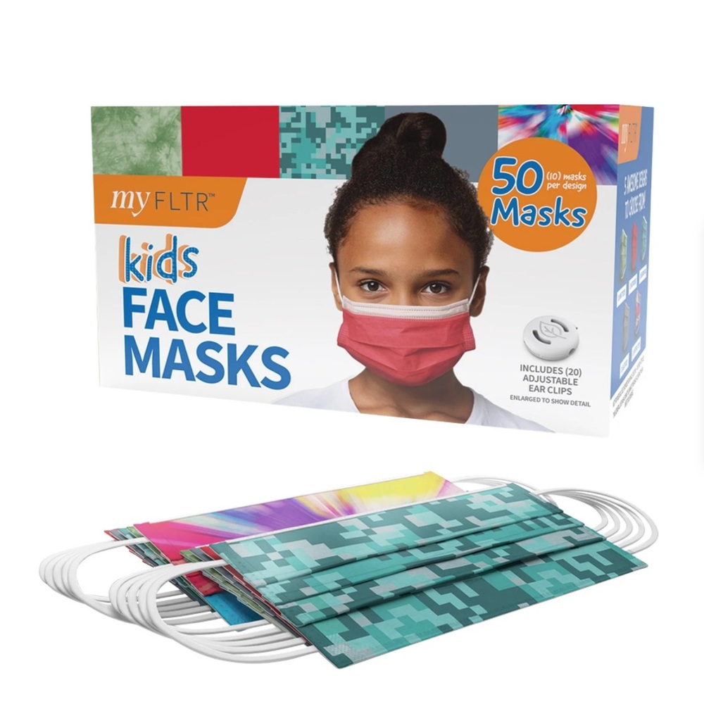 6 boxes FLTR kids face mask